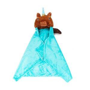 Afro Unicorn Hooded Blanket